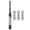 VEVOR DMX Wireless Receiver, 3 Receivers & 1 Transmitter, 2.4G ISM Band, 656 ft Transmission Range, with Bag and Adapter, Wireless Stage Lighting Control, for LED Stage Party DJ Bar Lighting, Silver