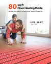 VEVOR 80 sqft floor heating mat system image 2