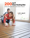 VEVOR 200 sq.ft floor heating mat lifestyle image