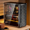 VEVOR PC Gaming Case, Full-Tower, Computer Case with High-Airflow Panel, Magnetic Dust Filter, 3 x 140mm PWM Fans, Cable Management, for GPU up to 410mm in Length, Compatible with E-ATX/ATX/M-ATX/ITX