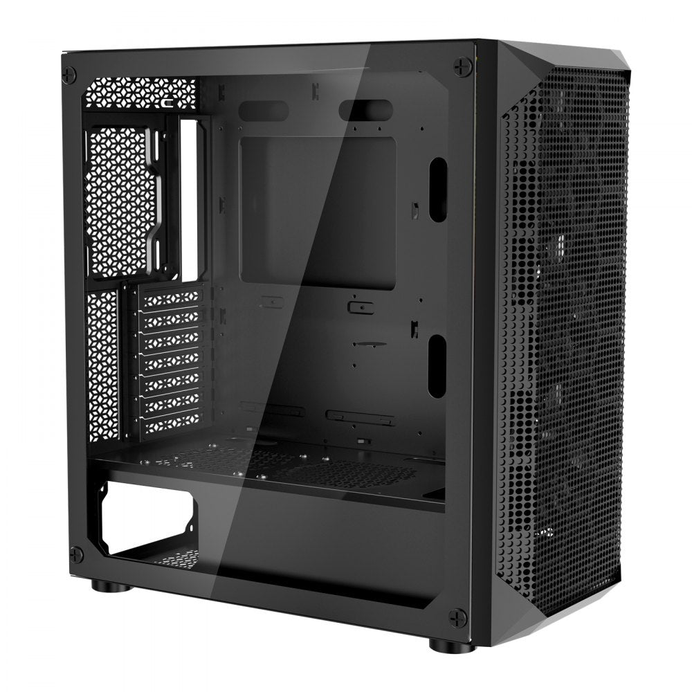 VEVOR PC Gaming Case, Full-Tower, Computer Case with High-Airflow Panel, Magnetic Dust Filter, 3 x 140mm PWM Fans, Cable Management, for GPU up to 410mm in Length, Compatible with E-ATX/ATX/M-ATX/ITX