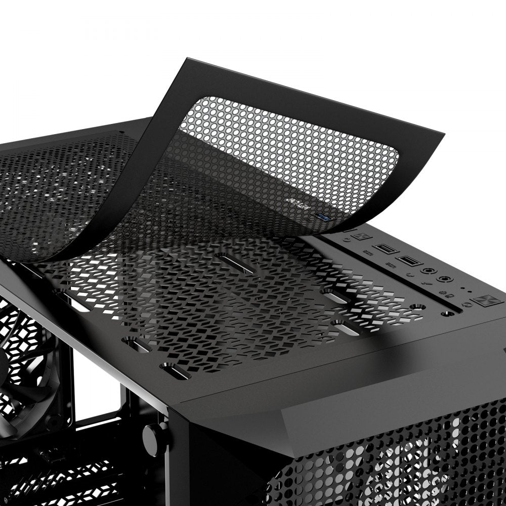 VEVOR PC Gaming Case, Full-Tower, Computer Case with High-Airflow Panel, Magnetic Dust Filter, 3 x 140mm PWM Fans, Cable Management, for GPU up to 410mm in Length, Compatible with E-ATX/ATX/M-ATX/ITX