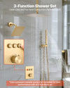 VEVOR Shower Faucet Set - Brushed Gold - Image 2