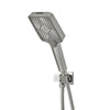 VEVOR Shower Faucet Set, 12 Inch Ceiling Mount Rainfall Shower System with 6 Inch Wall Mount Head and 4 in 1 Handheld Spray, Rotatable 3-Function Dual Rain Head Brass Valve & Trim Kit, Brushed Nickel