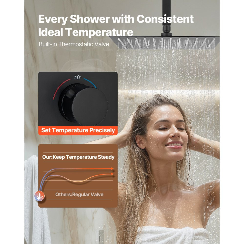 Every Shower with Consistent Ideal Temperature (Thermostatic Valve)