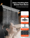 Enjoy a Soothing Rain Shower from Above (12-inch Overhead)