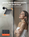 Ideal for Quick Showers and No-Hair-Wash Days (6-inch Side Head)