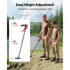 VEVOR Metal Detector, 6", Lightweight Metal Detector with LCD Display, IP68 Waterproof Search Coil, Adjustable 22.8"-33.8" High Accuracy Gold Detector, Easy to Use, for Detecting Gold Treasure Hunting
