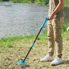VEVOR Metal Detector, 4", Lightweight Metal Detector with LCD Display, 6" IP68 Waterproof Search Coil, Adjustable 25.6"-36.6" High Accuracy Gold Detector, Easy to Use, for Detecting Gold Exploration