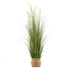 VEVOR Artificial Grass Plant, 47 inch Reed Flower Grass in Pot, Premium PVC Faux Fake Greenery Shrubs Plant for Indoor Outdoor House Home Garden Office Room Décor, Housewarming, 1 Pack Green