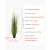 VEVOR Artificial Grass Plant, 2 Pack 59 inch Faux Reed Flower Grass in Pot, Premium PVC Fake Greenery Shrubs Plant for Indoor Outdoor House Home Garden Office Room Décor, Housewarming, Green