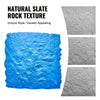 VEVOR Concrete Stamps Mat, 24 x 24 in, Concrete Texturing Skin Polyurethane Stamp Stone Tile Texture Mat, Slate floor Imprint Seamless Stamp Concrete Molds for Outdoor Decorative, Blue