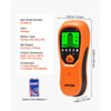 VEVOR Stud Finder Wall Scanner, 5 in 1, Electronic Wall Stud Detector with Smart Sensor, High-Definition LCD Display and Audio Alarm, for the Center and Edge of Metal, AC Wire, Joists, Pipes, Orange