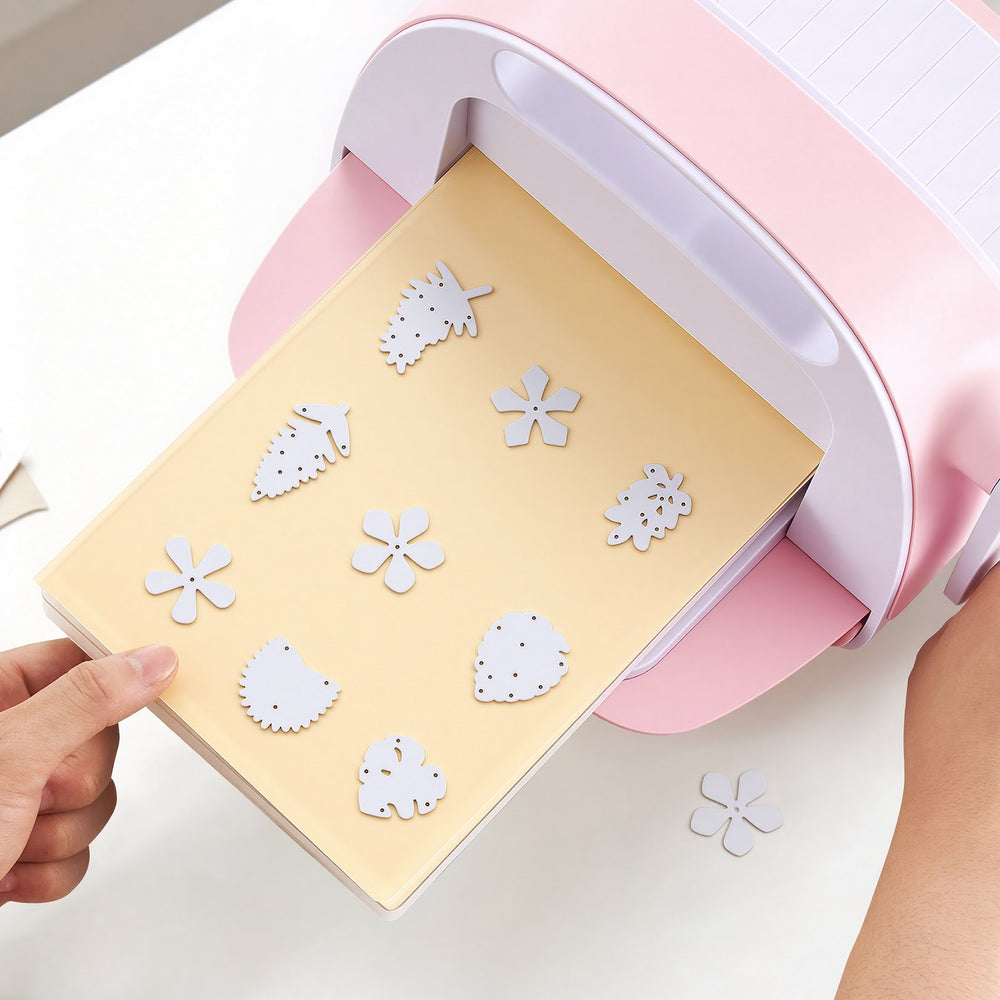 VEVOR Cutting Plates, 6 Pcs, 8.86 x 6.14 in, Clear Polycarbonate Material, Die Cut Pads Compatible with VEVOR Die Cutting and Embossing Machine KM-1860, for Scrapbooking, Card Making, Crafting