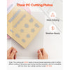 VEVOR Cutting Plates, 6 Pcs, 12.13 x 8.5 x 0.12 in, Clear Polycarbonate Material, Die Cut Pads Compatible with VEVOR Die Cutting and Embossing Machine KM-1885, for Scrapbooking and Card Making