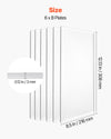 VEVOR Cutting Plates, 6 Pcs, 12.13 x 8.5 x 0.12 in, Clear Polycarbonate Material, Die Cut Pads Compatible with VEVOR Die Cutting and Embossing Machine KM-1885, for Scrapbooking and Card Making