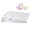 VEVOR Cutting Plates, 6 Pcs, 12.13 x 8.5 x 0.12 in, Clear Polycarbonate Material, Die Cut Pads Compatible with VEVOR Die Cutting and Embossing Machine KM-1885, for Scrapbooking and Card Making