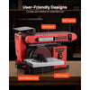 VEVOR 6" Disc Sander & 4" x 36" Belt Sander, 400W Professional Belt Disc Sanders Combo with 0 - 45° Adjustable Worktable & Dust Collection Port for Woodworking, Knife Sharpening, DIY Crafting