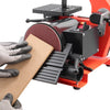 VEVOR 5" Disc Sander & 1" x 30" Belt Sander, 250W Benchtop Belt Disc Sanders Combo with 0 - 45° Adjustable Worktable & Dust Collection Ports for Woodworking, Furniture Refinishing, DIY Crafting