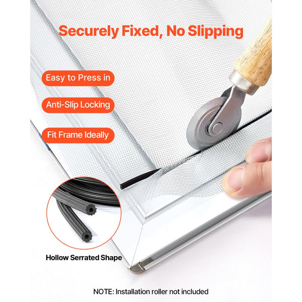 Vevor Window Screen Spline 100' x 0.16