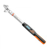 VEVOR Torque Wrench 0-1.5 in Adjustable Jaw Opening Digital Torque Wrench, Open-End Jaw, 4 Display Units, ±2% Accuracy, LCD Screen, with Buzzer and LED Indicator, for Pipe and Automotive Repair