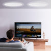 VEVOR 2 PCs 6.5'' Bluetooth in Ceiling Speakers, 150W, Flush Mount Ceiling & in-Wall Speaker System with 8ΩImpedance 89dB Sensitivity, for Home Kitchen Living Room Bedroom or Covered Outdoor Porches