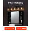 VEVOR 5-Light Bathroom Vanity Lights, 37.1-Inch, Modern Light Fixtures Above Mirror with Clear Glass Shade, 60W, Wall Lighting for Bathroom, Living Room, Bedroom, Hallway, E26 Base (Bulbs Not Included)