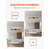 VEVOR 5-Light Bathroom Vanity Lights, 37.1-Inch, Modern Light Fixtures Above Mirror with Clear Glass Shade, 60W, Wall Lighting for Bathroom, Living Room, Bedroom, Hallway, E26 Base (Bulbs Not Included)