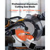 VEVOR Circular Saw Blade, 10 inch Diameter, 80 Sharp Alloy Teeth, 5/8 inch Arbor, Fine Finish, Aluminum Cutting Blade for Circular Saw, with Noise-Reducing Heat Vents, for Cutting Steel and Metal