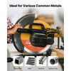 VEVOR Circular Saw Blade, 10 inch Diameter, 80 Sharp Alloy Teeth, 5/8 inch Arbor, Fine Finish, Aluminum Cutting Blade for Circular Saw, with Noise-Reducing Heat Vents, for Cutting Steel and Metal
