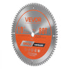VEVOR Circular Saw Blade, 10 inch Diameter, 80 Sharp Alloy Teeth, 5/8 inch Arbor, Fine Finish, Aluminum Cutting Blade for Circular Saw, with Noise-Reducing Heat Vents, for Cutting Steel and Metal