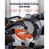 VEVOR Circular Saw Blade, 14 inch Diameter, 72 Sharp Alloy Teeth, 1 inch Arbor, Fine Finish, Metal Cutting Blade for Circular Saw, with Noise-Reducing Heat Vents, for Cutting Steel and Aluminum