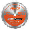 VEVOR Circular Saw Blade, 12 inch Diameter, 100 Sharp Alloy Teeth, 1 inch Arbor, Fine Finish, Aluminum Cutting Blade for Circular Saw, with Noise-Reducing Heat Vents, for Cutting Steel and Metal
