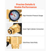 VEVOR Nitrogen Purging Regulator, Nitrogen Purge Control Valve with 500PSI Test Pressure, 4-Position Flow Control (TST/PRG/BRZ/OFF) for Brazing, Pipeline Purging, Leak Checking & Pressure Testing