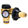 VEVOR Nitrogen Purging Regulator, Nitrogen Purge Control Valve with 650PSI Test Pressure, 4-Position Flow Control (TST/PRG/BRZ/OFF) for Brazing, Pipeline Purging, Leak Checking & Pressure Testing