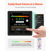 Home Radon Meter Detector 2Bq to 20kBq/m³ Rechargeable Color LCD Display