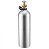 VEVOR 60 Cu. Ft DOT Nitrogen Cylinder Aluminum Alloy Air Tank (Ships Empty), High-Strength Aluminum Alloy 6061-T6 Cylinder with CGA-580 Valve & Handle, for Manufacturing, Welding, Beverage Production