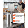VEVOR 30 Cu. Ft DOT Nitrogen Cylinder Aluminum Alloy Air Tank (Ships Empty), High-Strength Aluminum Alloy 6061-T6 Cylinder with CGA-580 Valve & Handle, for Manufacturing, Welding, Beverage Production