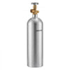 VEVOR 20 Cu. Ft DOT Nitrogen Cylinder Aluminum Alloy Air Tank (Ships Empty), High-Strength Aluminum Alloy 6061-T6 Cylinder with CGA-580 Valve & Handle, for Manufacturing, Welding, Beverage Production
