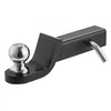 VEVOR Trailer Hitch, Fits 2 Inches Receiver, Trailer Hitch Ball Mount with 2 Inches Ball and Pin, 7500 lbs Capacity Ball Hitch, 2 Inches Drop, Tow Hitch for Heavy Duty Truck with Carbon Steel, Black