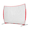 VEVOR Barricade Backstop Net, 12x9 ft Ball Sports Barrier Netting, Portable Practice Equipment with Carry Bag, Protection Screen for Baseball Softball Lacrosse Soccer Hockey Training, for Backyard