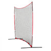 VEVOR Barricade Backstop Net, 16x10 ft Ball Sports Barrier Netting, Portable Practice Equipment with Carry Bag, Protection Screen for Baseball Softball Lacrosse Soccer Hockey Training, for Backyard