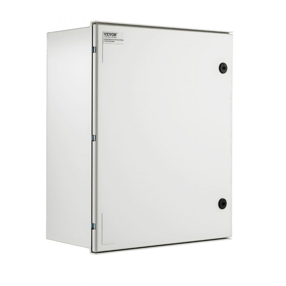 VEVOR NEMA Steel Case, 24x20x9'' NEMA 4X Fiberglass Electric Enclosure, IP66 Water & Dust Resistant, Suitable for Both Outdoor & Indoor Use, Includes Mounting Plate (60x50x23 cm)