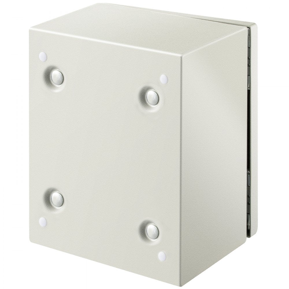 VEVOR NEMA Metal Case, 10 x 8 x 6'' NEMA 4X Metal Electric Enclosure, IP66 Water & Dust Resistant, Suitable for Both Outdoor & Indoor Use, Includes Mounting Plate