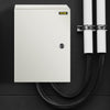VEVOR NEMA Steel Case, Dimensions 16x12x8 inches, NEMA 4X Steel Electric Enclosure, IP66 Rated for Water and Dust Resistance, Suitable for Both Outdoor and Indoor Use, Includes Mounting Plate