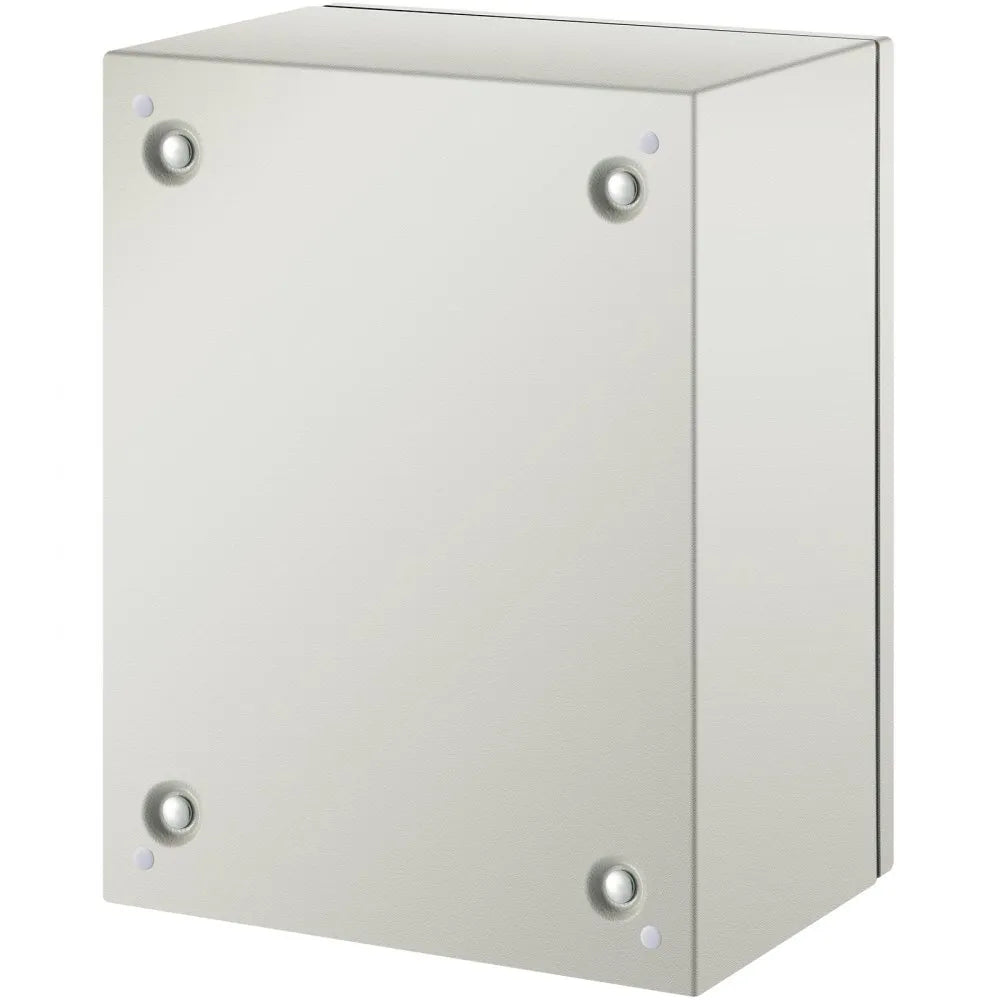 VEVOR NEMA Steel Case, Dimensions 16x12x8 inches, NEMA 4X Steel Electric Enclosure, IP66 Rated for Water and Dust Resistance, Suitable for Both Outdoor and Indoor Use, Includes Mounting Plate