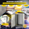VEVOR NEMA Steel Enclosure, 20 x 12 x 10\'\' NEMA 4X Steel Electrical Box, IP66 Waterproof & Dustproof, Outdoor/Indoor Electrical Junction Box, with Mounting Plate