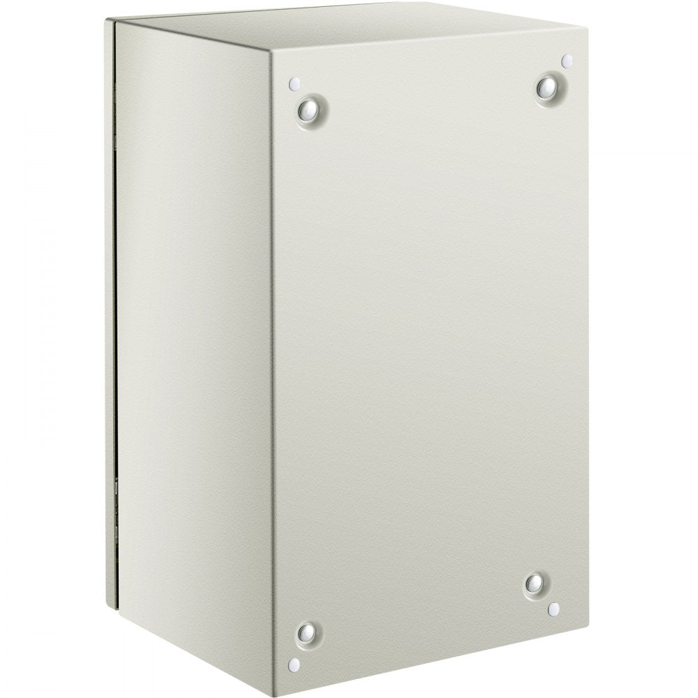 VEVOR NEMA Steel Enclosure, 20 x 12 x 10\'\' NEMA 4X Steel Electrical Box, IP66 Waterproof & Dustproof, Outdoor/Indoor Electrical Junction Box, with Mounting Plate