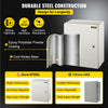 VEVOR NEMA Steel Case, 20x16x8'' NEMA 4X Metal Electric Enclosure, IP66 Water & Dust Resistant, Suitable for Both Outdoor & Indoor Use, Includes Mounting Plate