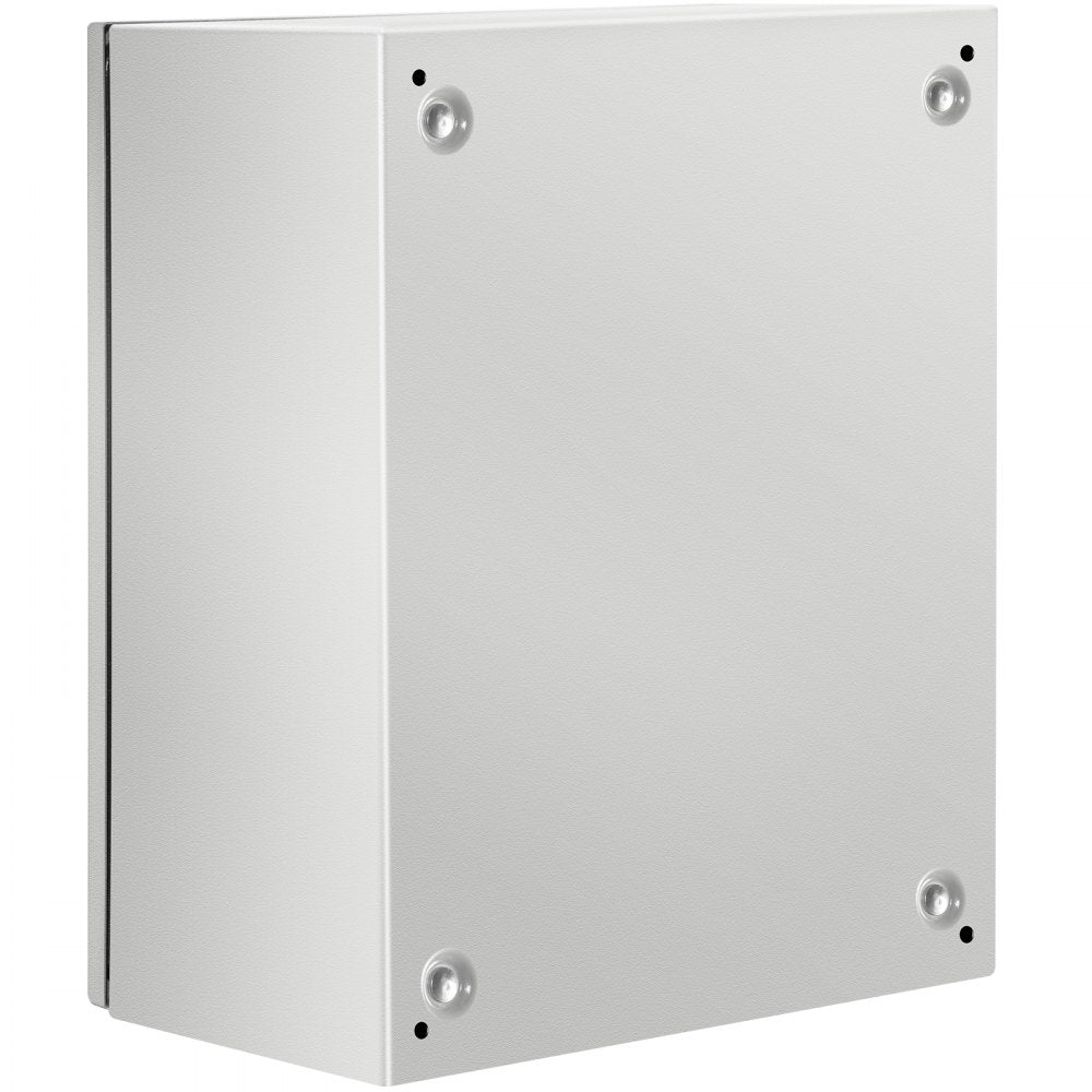 VEVOR NEMA Steel Enclosure, 20 x 16 x 10\'\' NEMA 4X Steel Electrical Box, IP66 Waterproof & Dustproof, Outdoor/Indoor Electrical Junction Box, with Mounting Plate